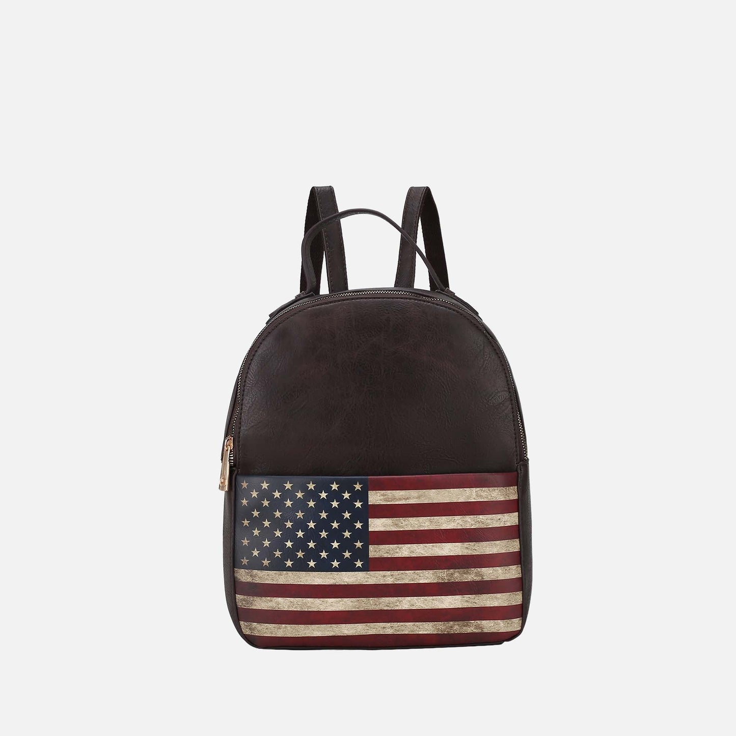 MKF Collection by Mia K. - Briella Flag Print Backpack