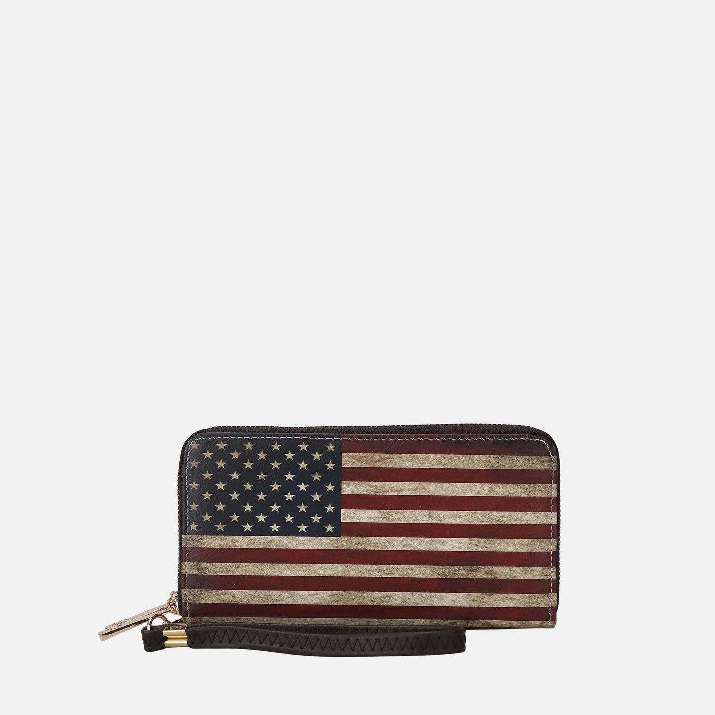 MKF Collection by Mia K. - Uriel Printed Flag Wallet