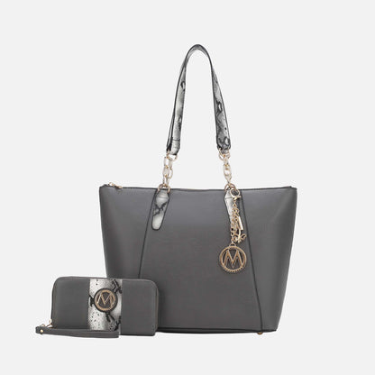 MKF Collection by Mia K. - Ximena Tote Bag and Wallet Set