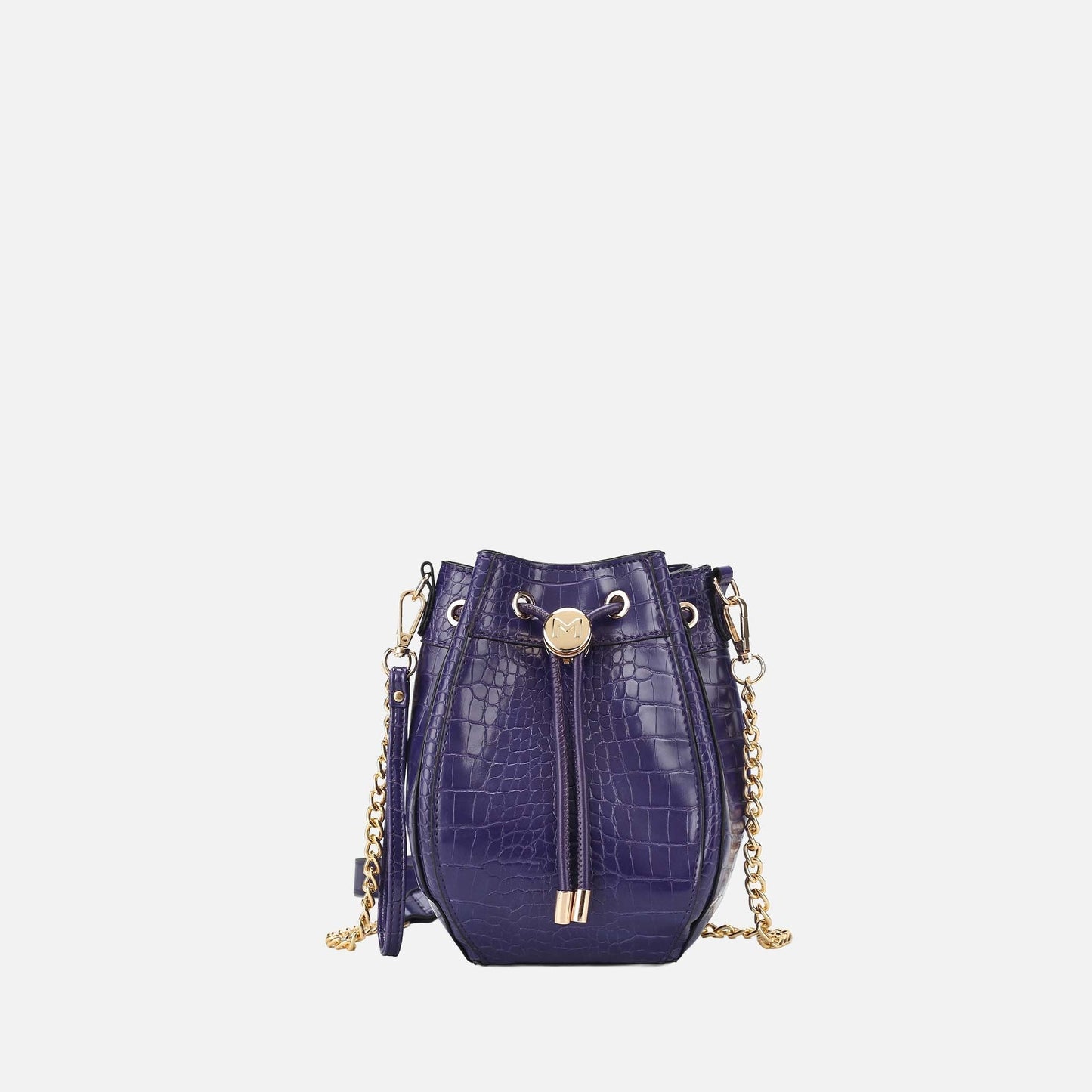 MKF Collection by Mia K. - Cassidy Embossed Bucket Bag