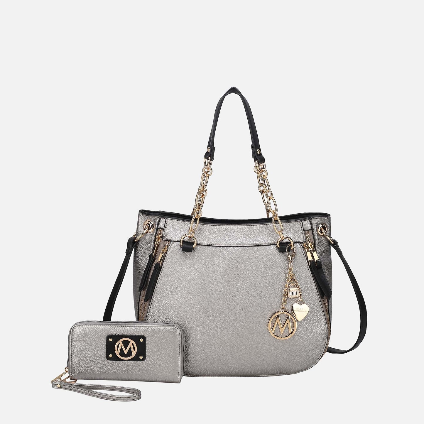 MKF Collection by Mia K. - Lina Shoulder Bag and Wallet Set