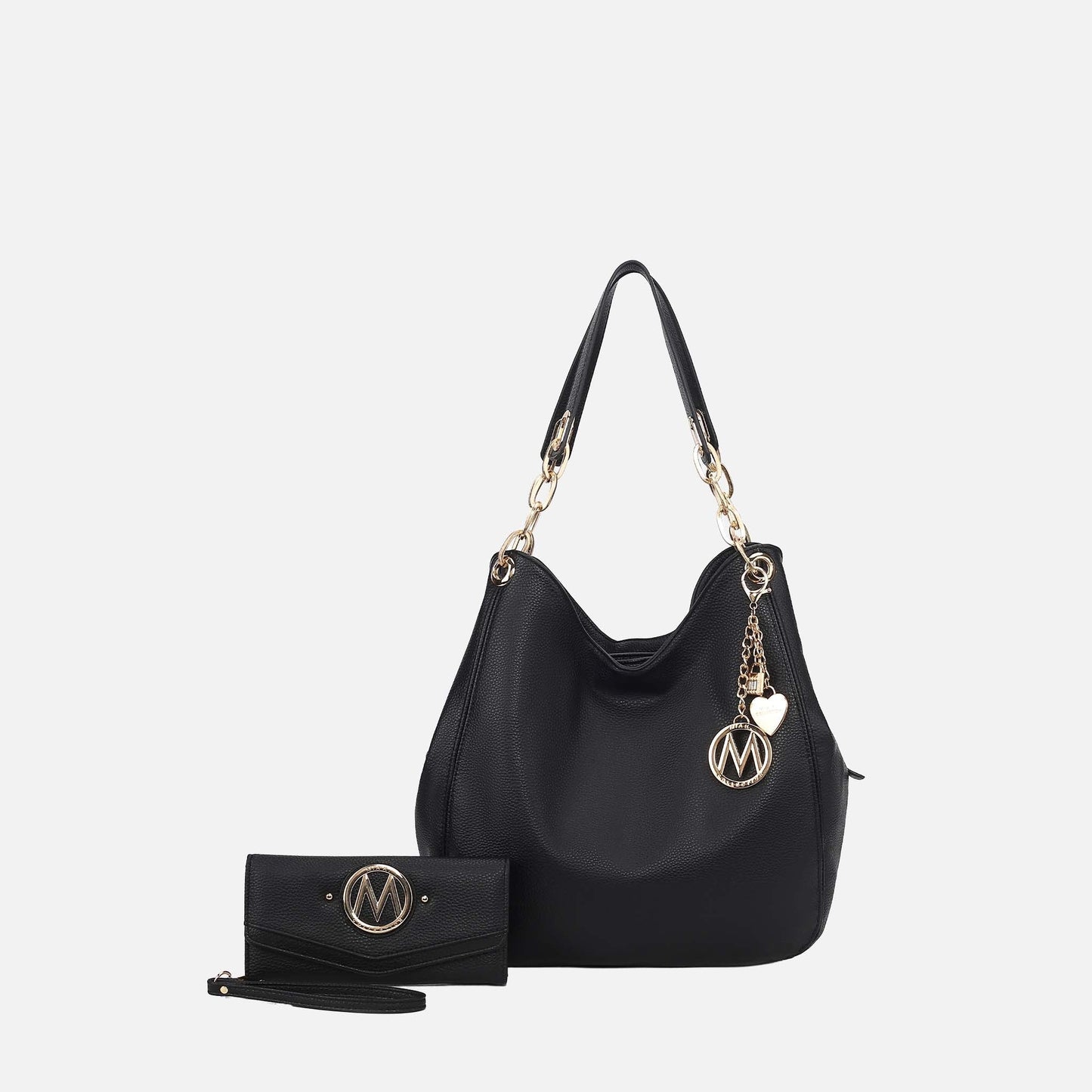MKF Collection by Mia K. - Ashley Hobo Bag and Wallet Set