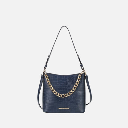 MKF Collection by Mia K. - Bizzy Embossed Shoulder Bag