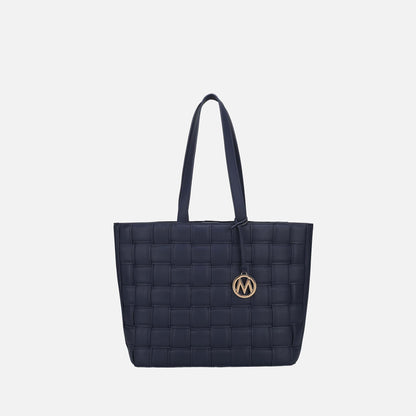 MKF Collection by Mia K. - Rowan Woven Tote Bag