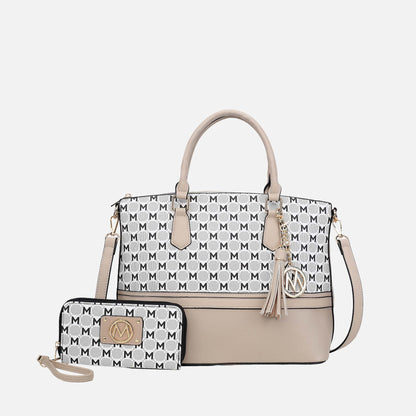 MKF Collection by Mia K. - Saylor Tote Bag and Wallet Set