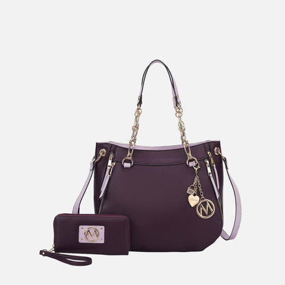 MKF Collection by Mia K. - Lina Shoulder Bag and Wallet Set