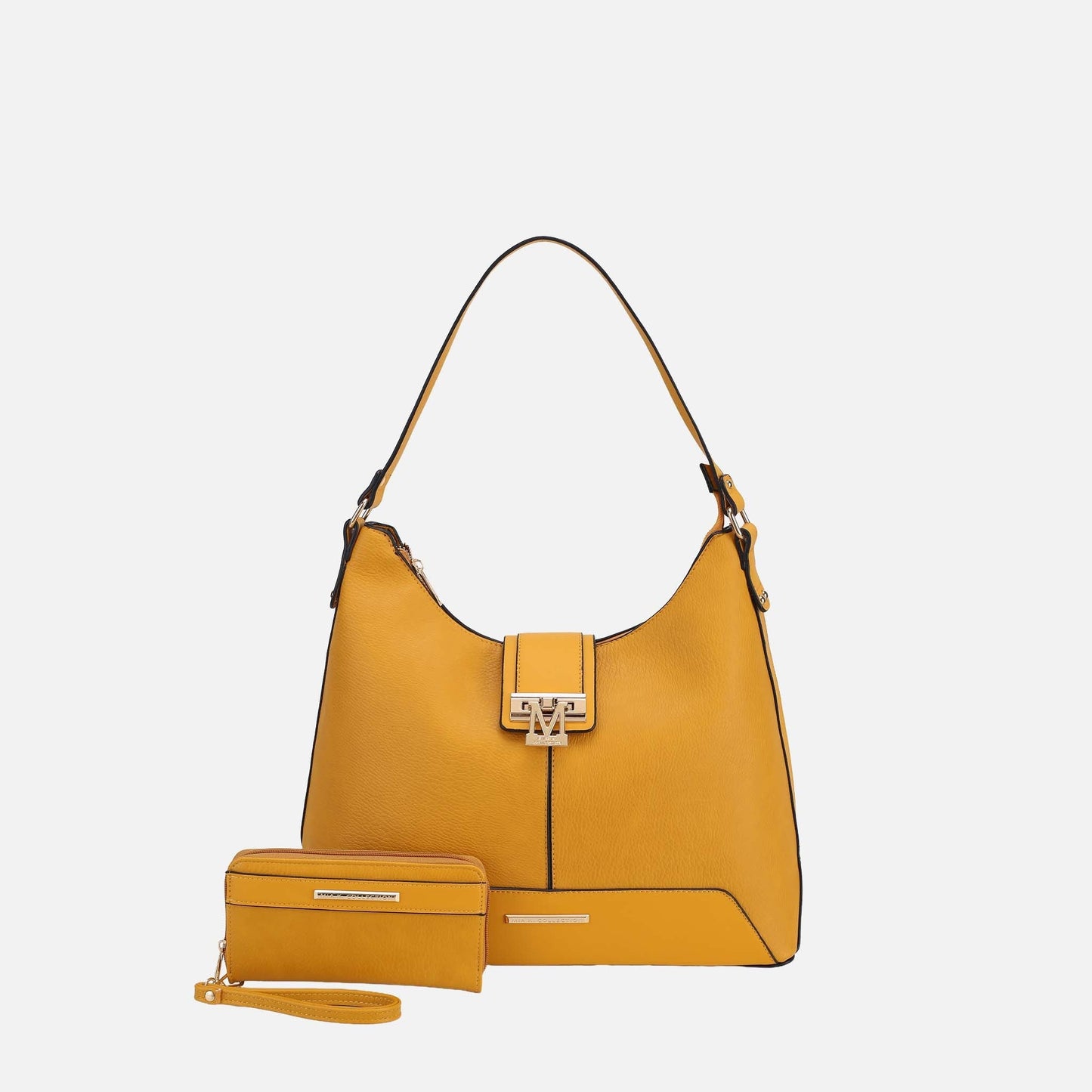 MKF Collection by Mia K. - Graciela Solid Hobo Bag and Set