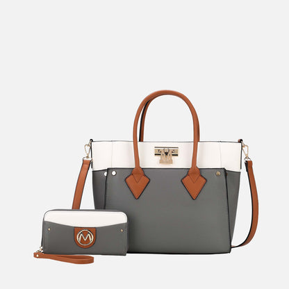 MKF Collection by Mia K. - Brynlee Tote Bag and Set