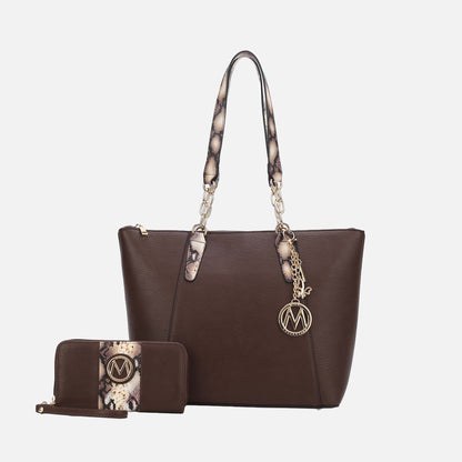 MKF Collection by Mia K. - Ximena Tote Bag and Wallet Set