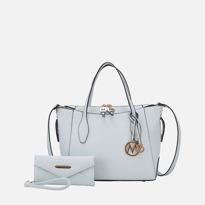 MKF Collection by Mia K. - Bruna Tote Bag and Wallet Set