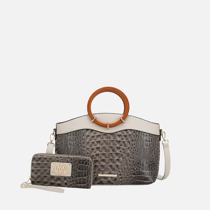 MKF Collection by Mia K. - Phoebe Tote Bag and Wallet Set