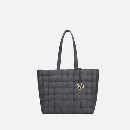 MKF Collection by Mia K. - Rowan Woven Tote Bag