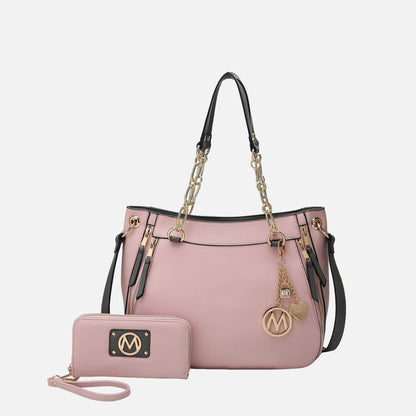 MKF Collection by Mia K. - Lina Shoulder Bag and Wallet Set