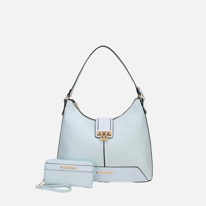 MKF Collection by Mia K. - Graciela Solid Hobo Bag and Set
