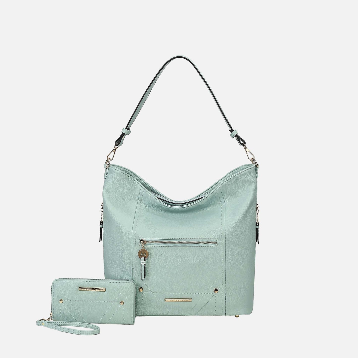 MKF Collection by Mia K. - Jordina 2 PCS Shoulder Bag with Matching Wallet