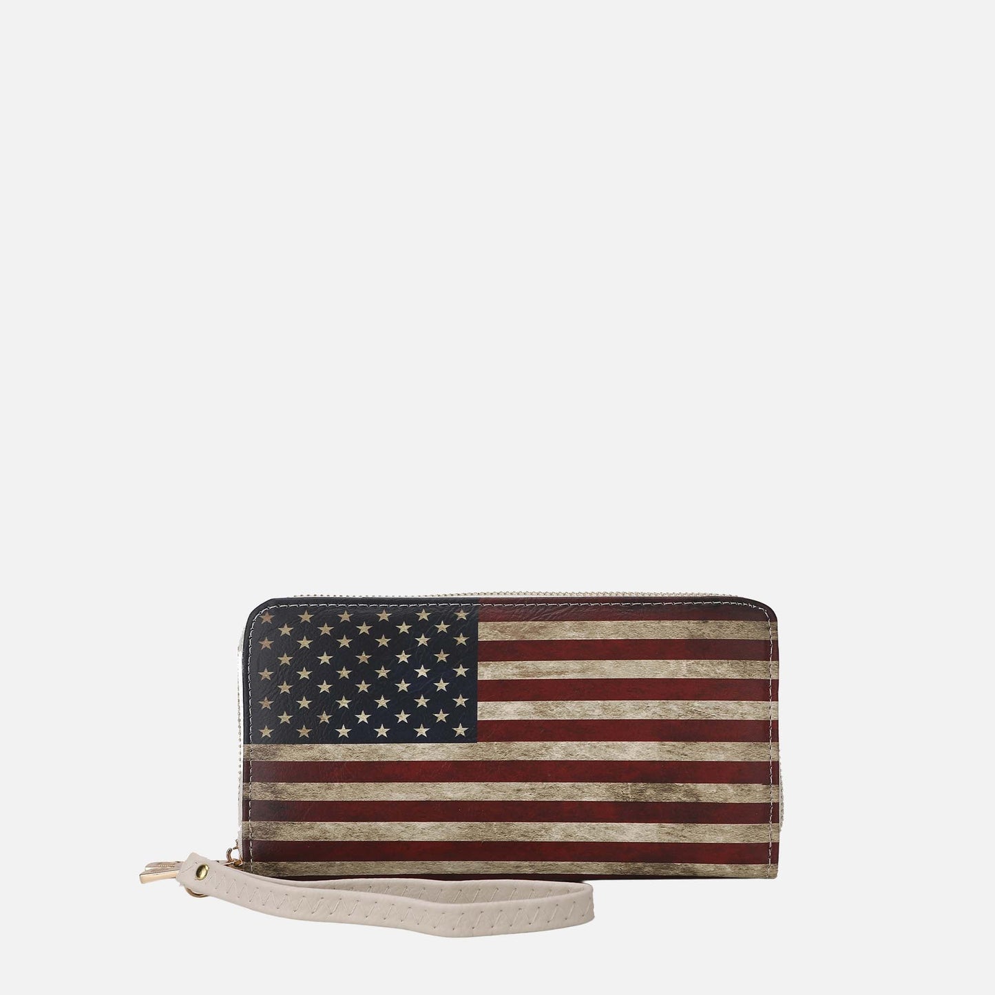 MKF Collection by Mia K. - Uriel Printed Flag Wallet