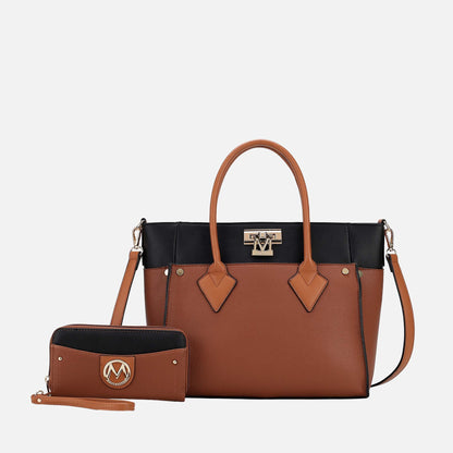 MKF Collection by Mia K. - Brynlee Tote Bag and Set