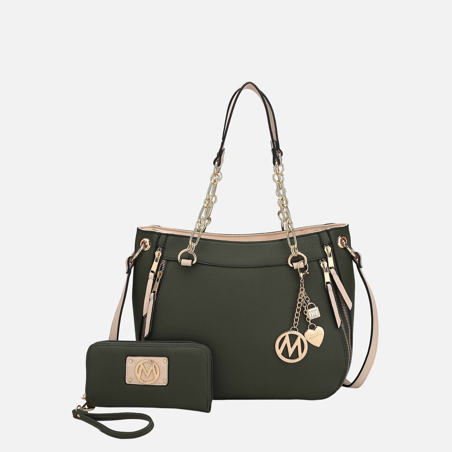 MKF Collection by Mia K. - Lina Shoulder Bag and Wallet Set