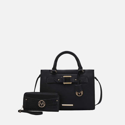 MKF Collection by Mia K. - Virginia Tote Bag and Wallet Set