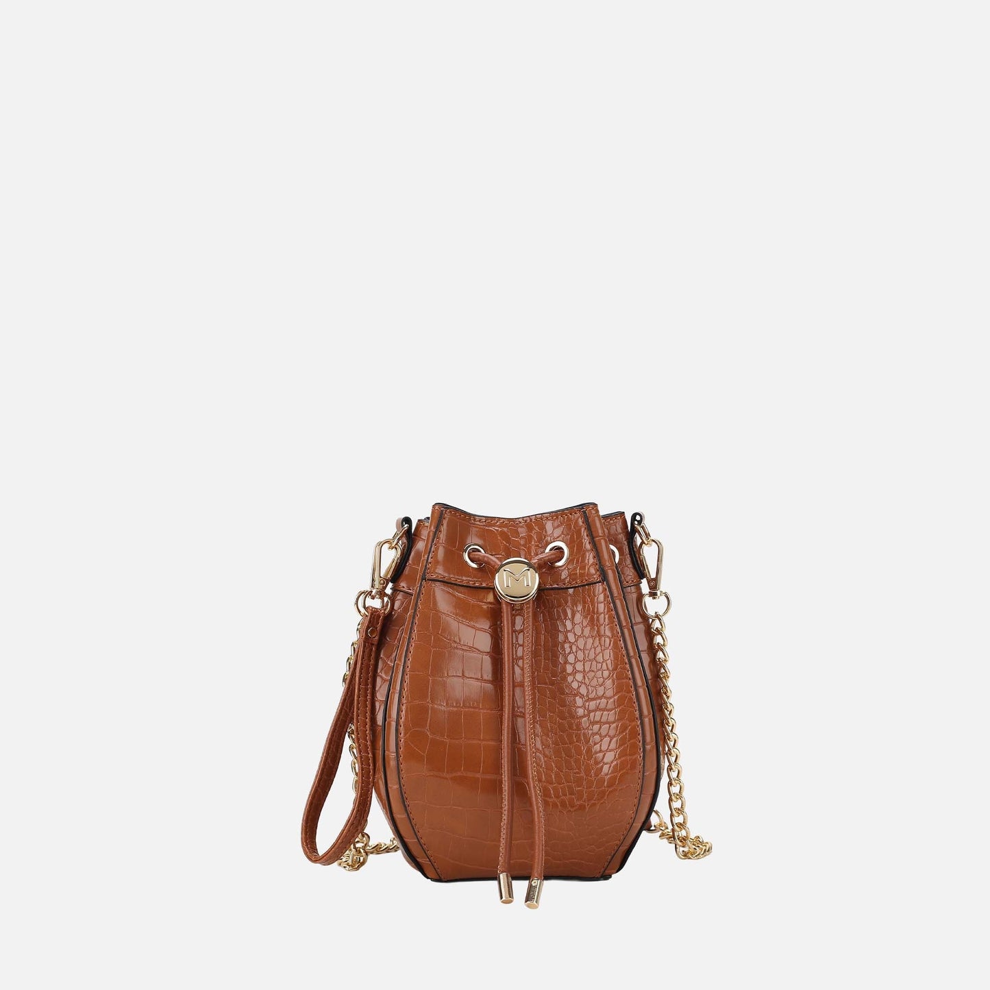 MKF Collection by Mia K. - Cassidy Embossed Bucket Bag