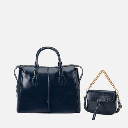 MKF Collection by Mia K. - Yareli Tote Bag  with Mini Bag- 2-piece set