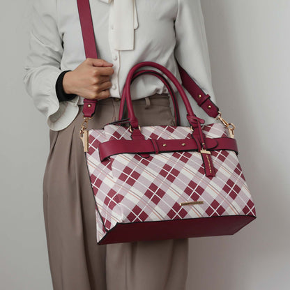 MKF Collection by Mia K. - Vivian Plaid Shoulder Bag
