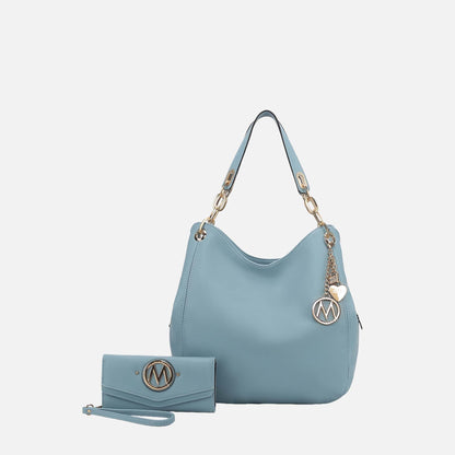 MKF Collection by Mia K. - Ashley Hobo Bag and Wallet Set