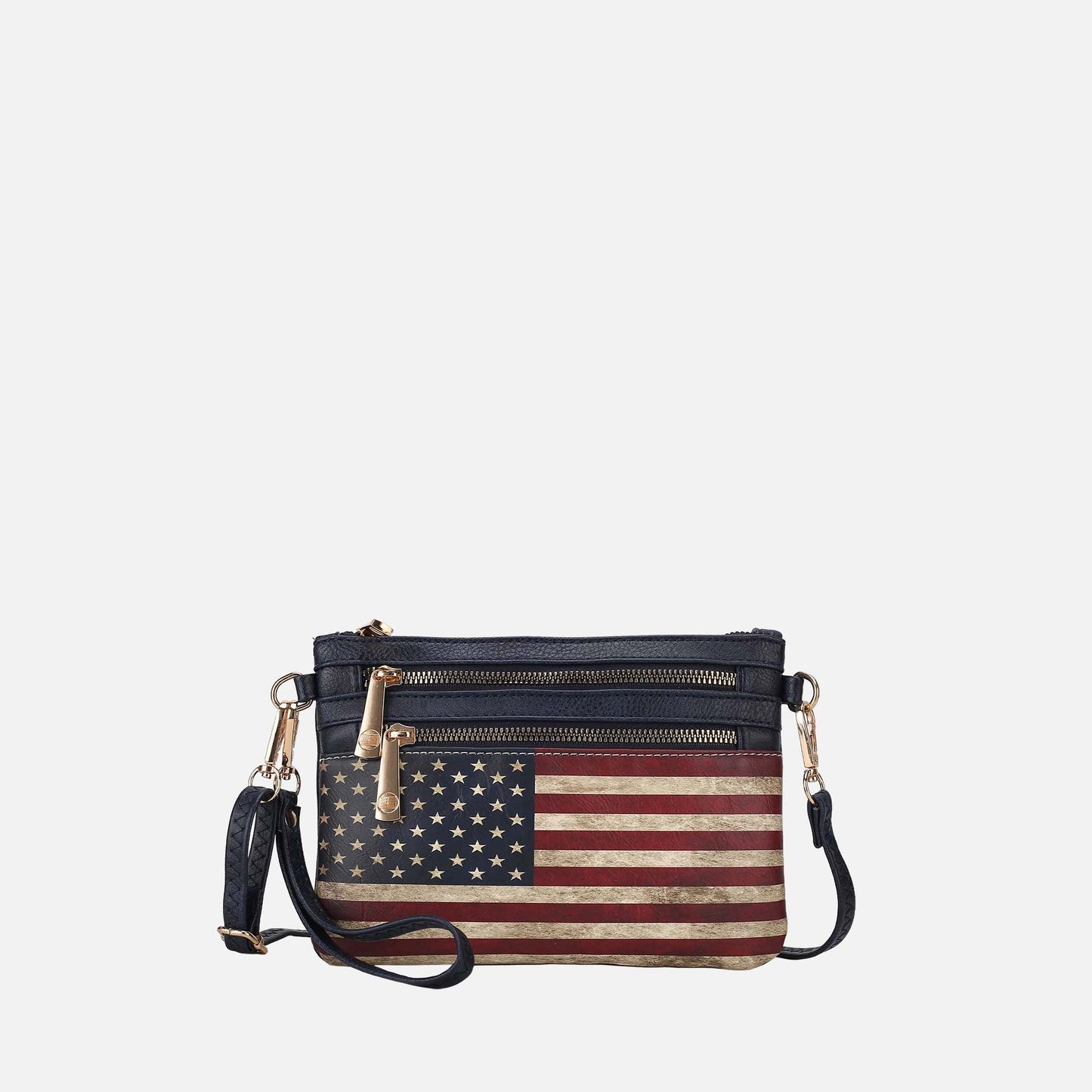 MKF Collection by Mia K. - Alisson Printed Flag Crossbody Bag