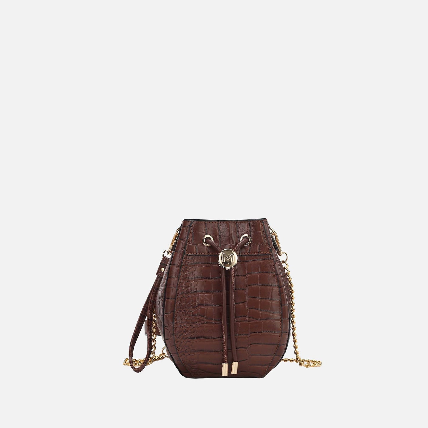 MKF Collection by Mia K. - Cassidy Embossed Bucket Bag