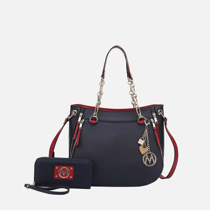 MKF Collection by Mia K. - Lina Shoulder Bag and Wallet Set