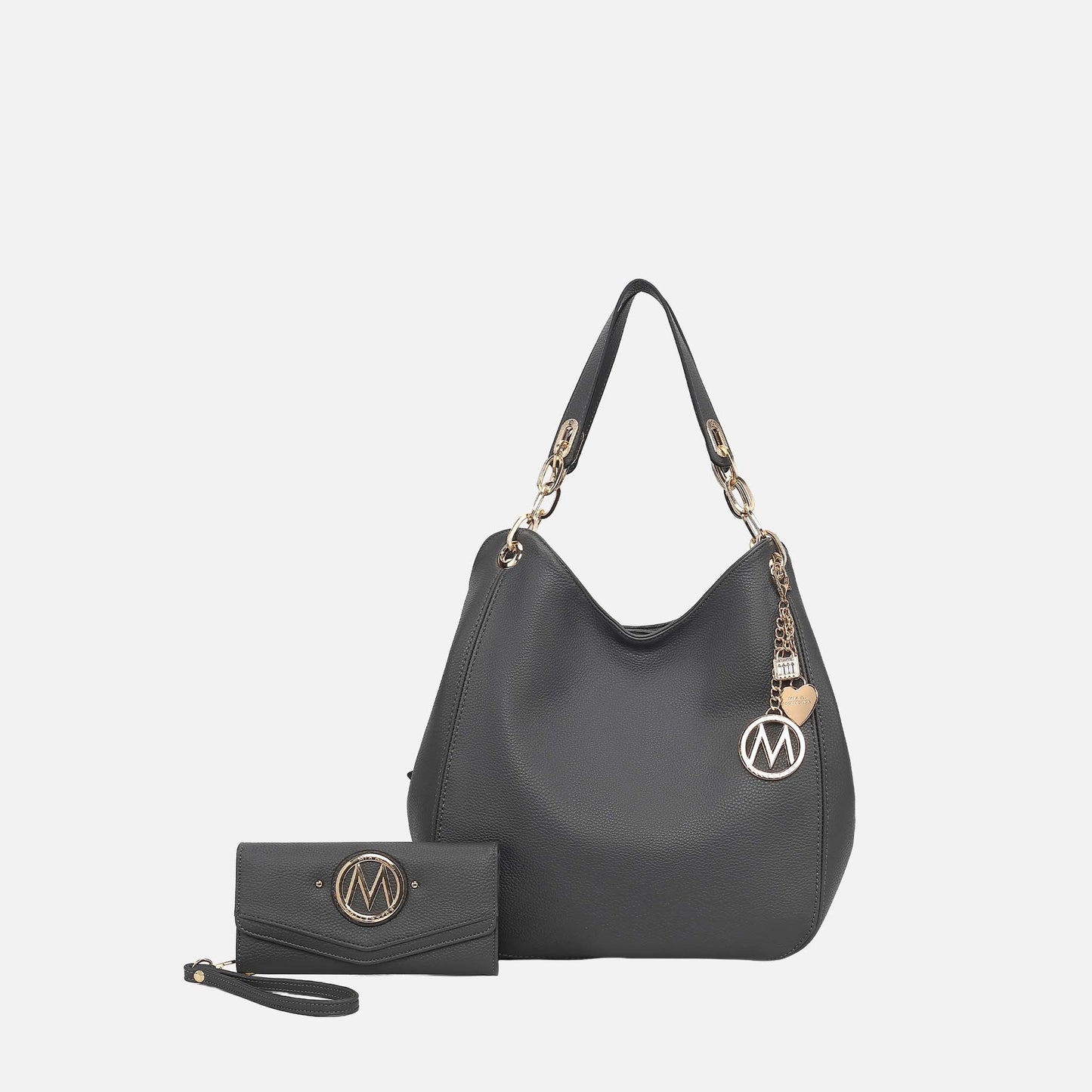 MKF Collection by Mia K. - Ashley Hobo Bag and Wallet Set