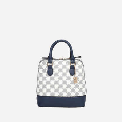 MKF Collection by Mia K. - Marjorie Circular Print Satchel Bag