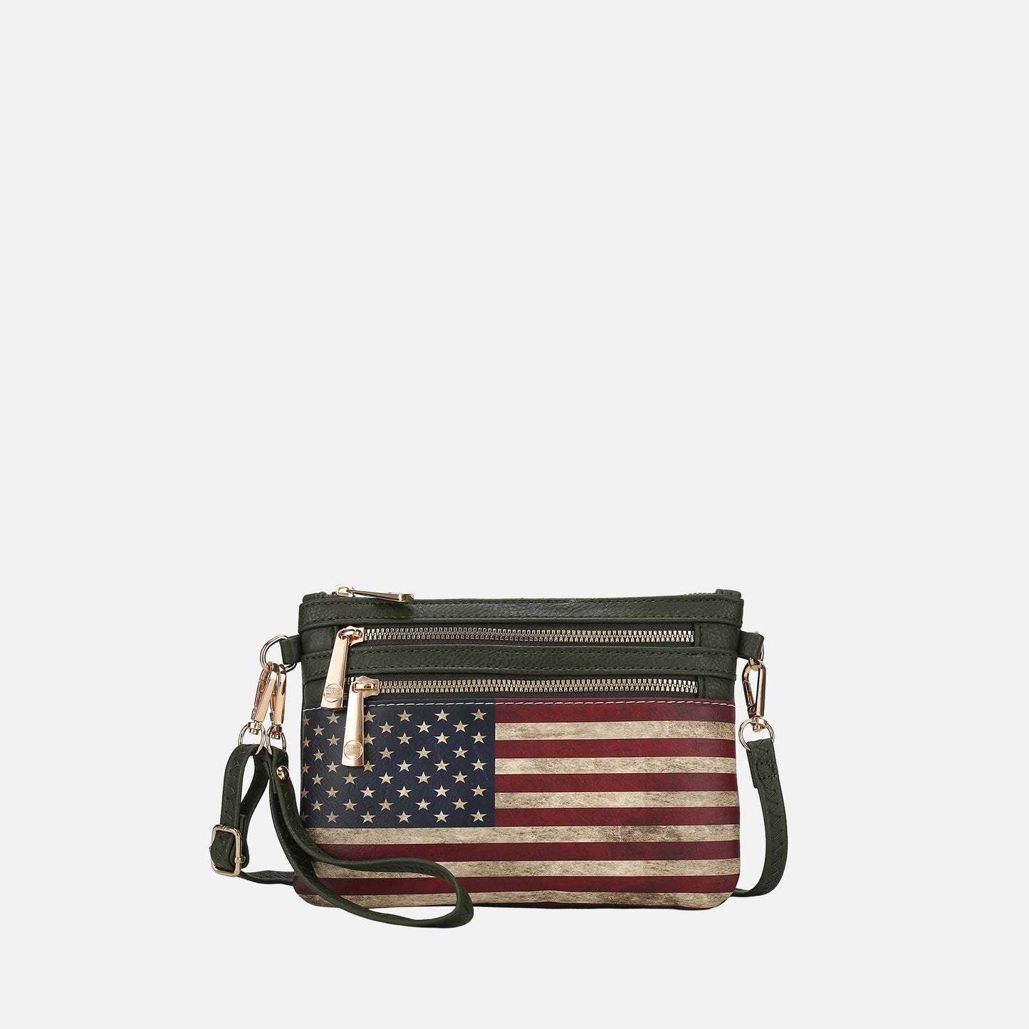 MKF Collection by Mia K. - Alisson Printed Flag Crossbody Bag