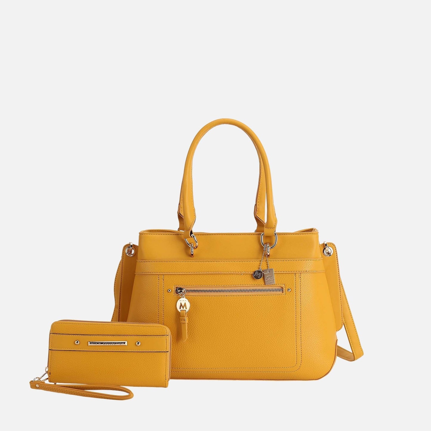 MKF Collection by Mia K. - Gardenia Tote Bag and Wallet Set