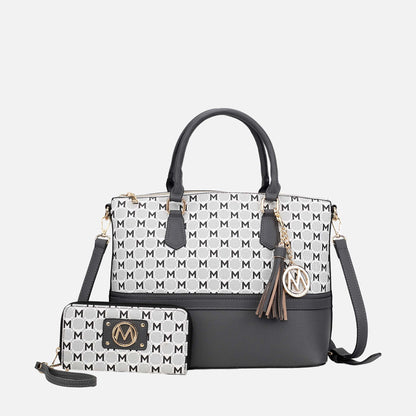 MKF Collection by Mia K. - Saylor Tote Bag and Wallet Set