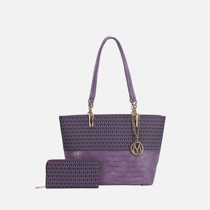 MKF Collection by Mia K. - Sasha Signature Tote Bag