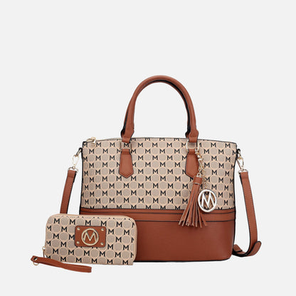 MKF Collection by Mia K. - Saylor Tote Bag and Wallet Set