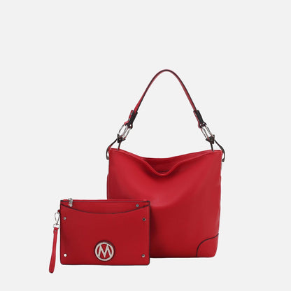 MKF Collection by Mia K. - Viviana Hobo Bag and Wristlet Set