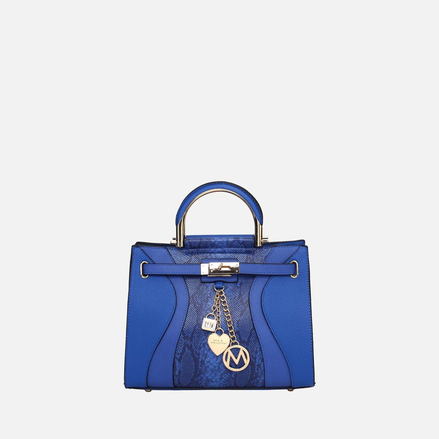 MKF Collection by Mia K. - Cassia Snake embossed Satchel Bag