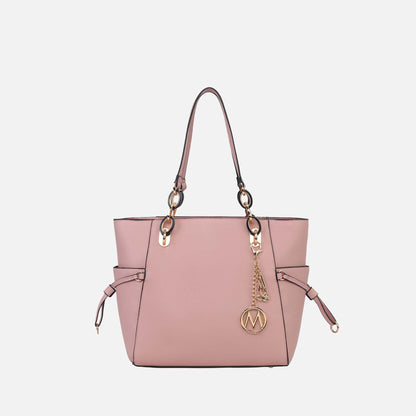 MKF Collection by Mia K. - Yale Tote Bag with Matching Wallet