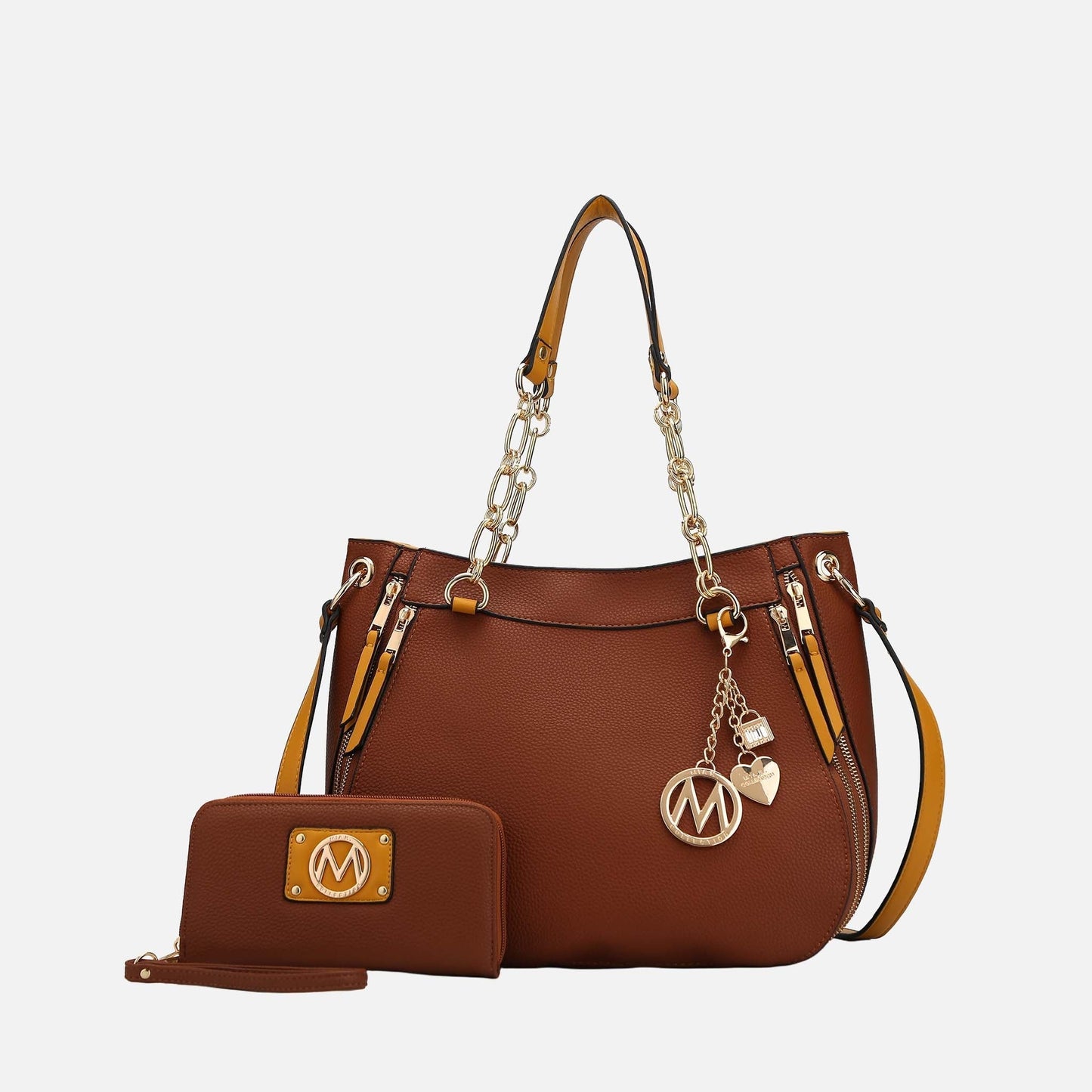MKF Collection by Mia K. - Lina Shoulder Bag and Wallet Set
