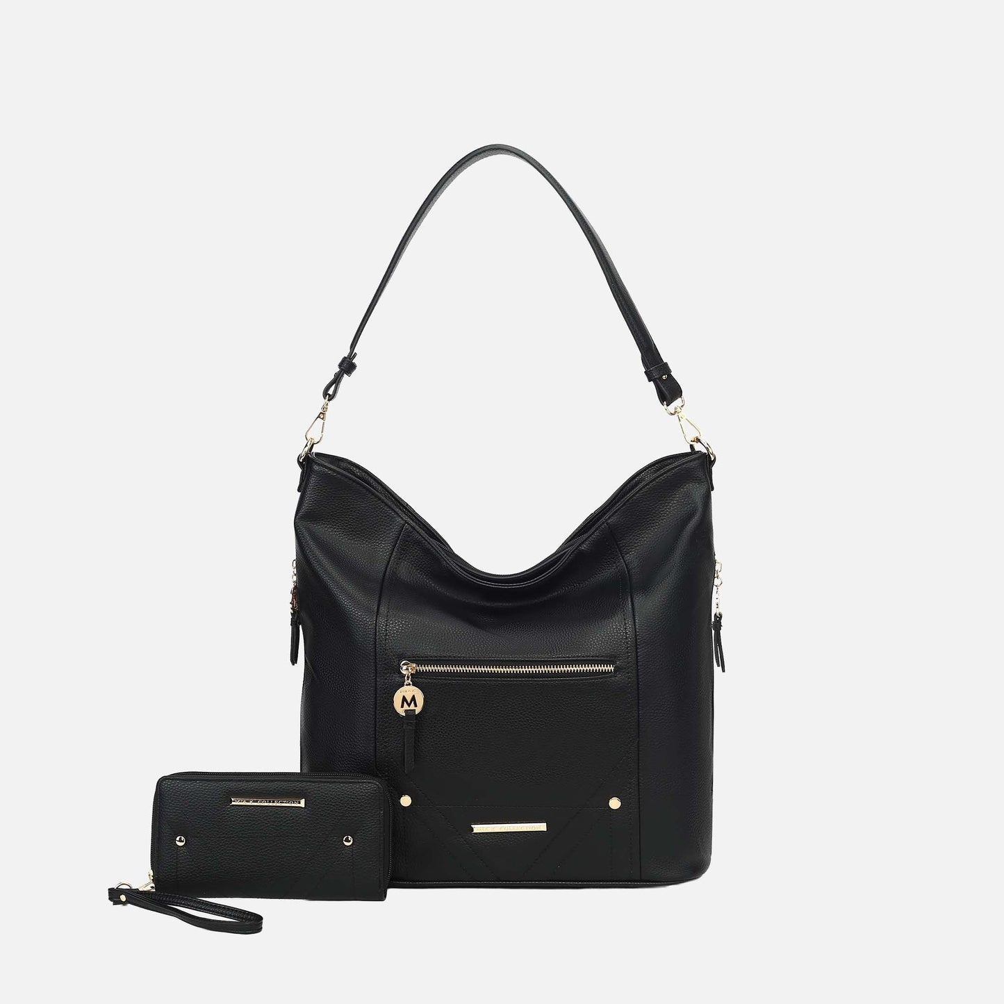 MKF Collection by Mia K. - Jordina 2 PCS Shoulder Bag with Matching Wallet