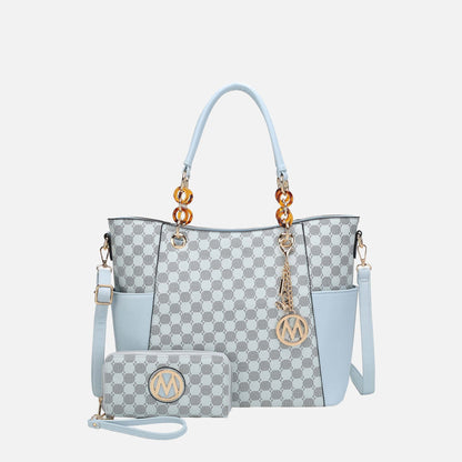 MKF Collection by Mia K. - Merlina Tote Bag and Wallet Set
