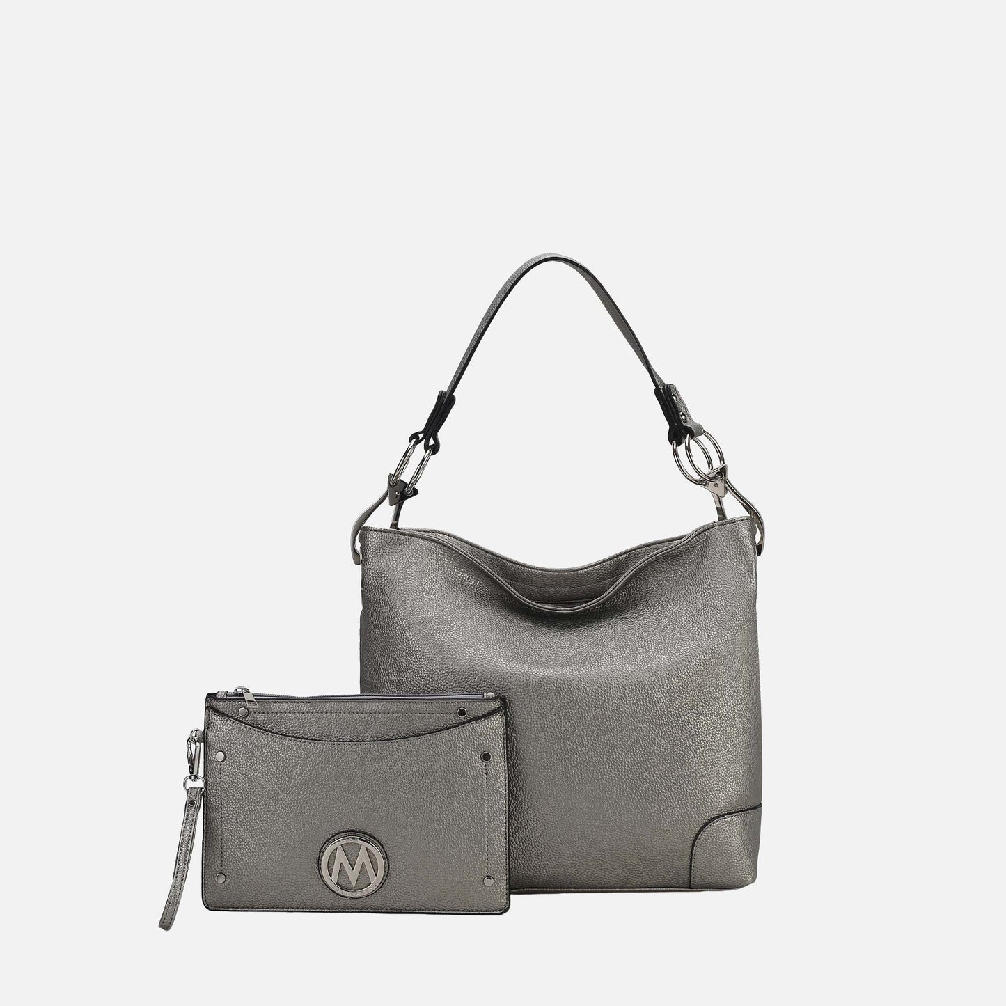 MKF Collection by Mia K. - Viviana Hobo Bag and Wristlet Set
