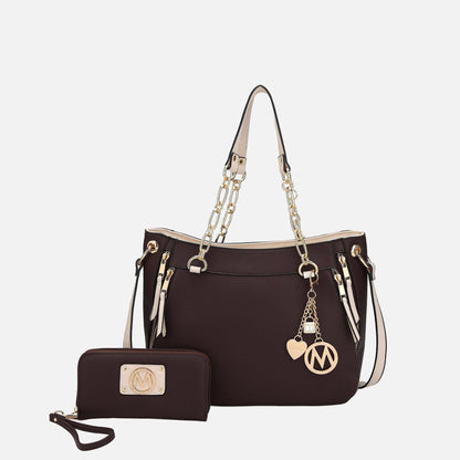 MKF Collection by Mia K. - Lina Shoulder Bag and Wallet Set