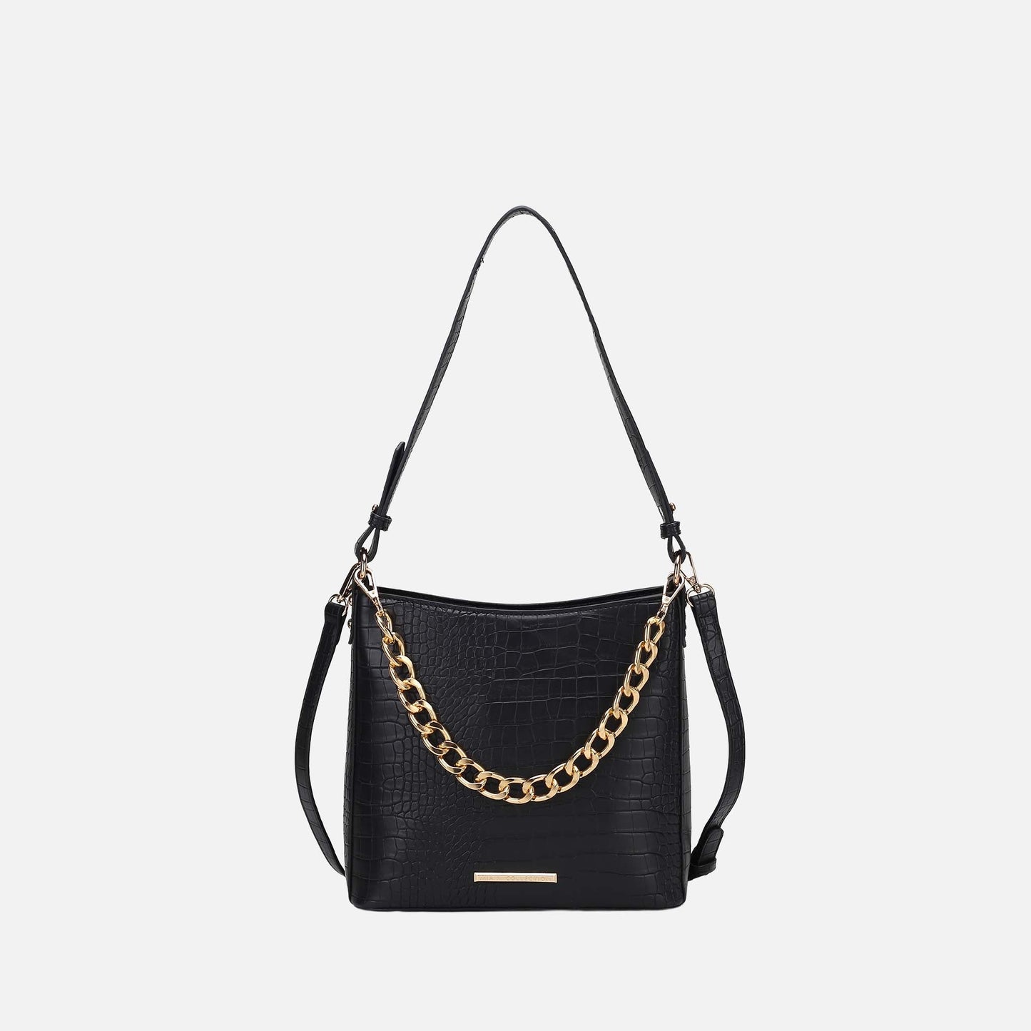 MKF Collection by Mia K. - Bizzy Embossed Shoulder Bag