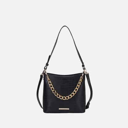 MKF Collection by Mia K. - Bizzy Embossed Shoulder Bag