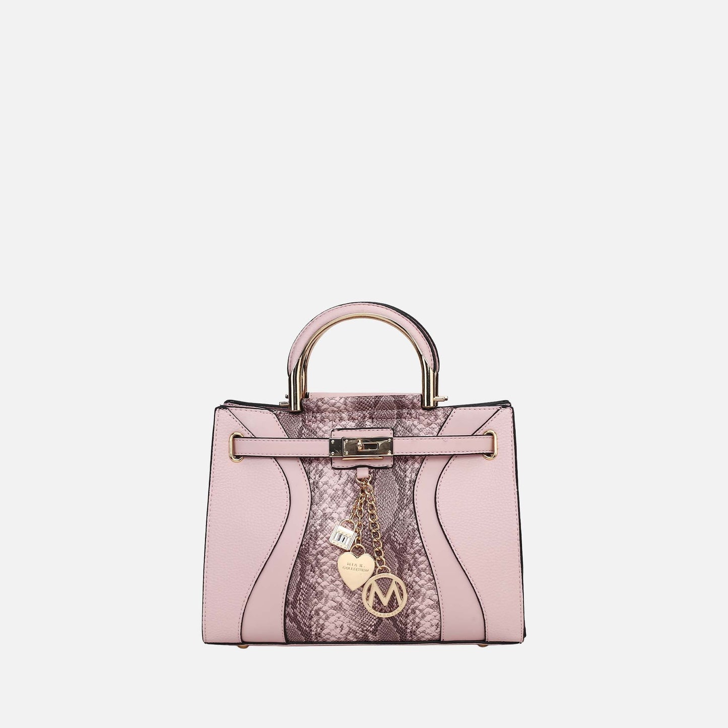MKF Collection by Mia K. - Cassia Snake embossed Satchel Bag