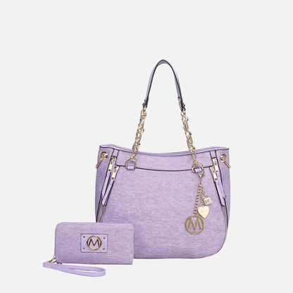 MKF Collection by Mia K. - Lina ll Tote Bag and Wallet set
