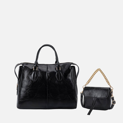MKF Collection by Mia K. - Yareli Tote Bag  with Mini Bag- 2-piece set